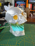 Totenkopf Tischlampe