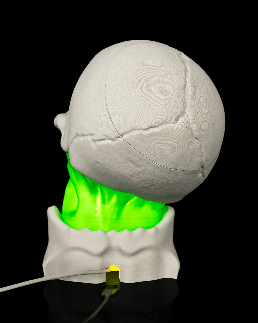 Totenkopf Tischlampe