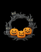 Halloween Tür Kranz